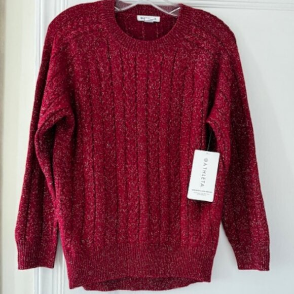 Athleta Crossroad Crewneck Metallic Knit Sweater - Picture 2 of 8